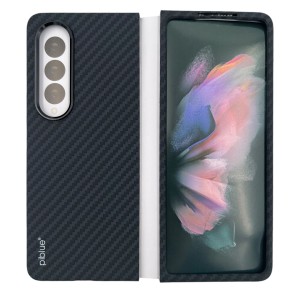 Nettech Samsung Galaxy Z Fold 4 Uyumlu Karbon Seri Arka Koruma Kılıf (Siyah) NT-111523