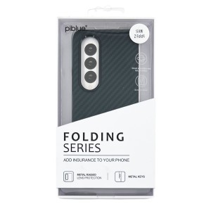 Nettech Samsung Galaxy Z Fold 4 Uyumlu Karbon Seri Arka Koruma Kılıf (Siyah) NT-111523