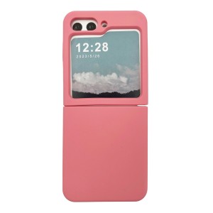 Nettech Samsung Galaxy Z Flip 5 Uyumlu Nano Arka Koruma Kılıf (Pembe) NT-111507