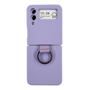 Nettech Samsung Galaxy Z Flip 4 Uyumlu Nano Arka Koruma Kılıf (Mor) NT-111512