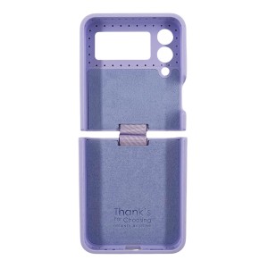 Nettech Samsung Galaxy Z Flip 4 Uyumlu Nano Arka Koruma Kılıf (Mor) NT-111512