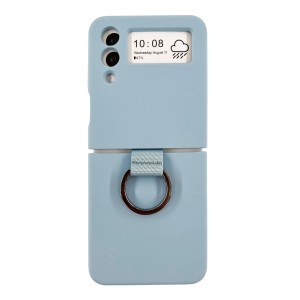Nettech Samsung Galaxy Z Flip 4 Uyumlu Nano Arka Koruma Kılıf (Lila) NT-111511