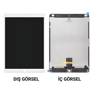 Teknonet Apple iPad Pro 10.5 inç Uyumlu Org Lcd+Dokunmatik+Çıtalı (Beyaz) NT-98908
