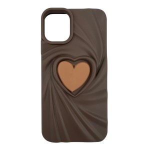 Nettech Apple iPhone 11 Uyumlu Maskot Seri Arka Koruma Kılıf (Kahverengi) NT-111556