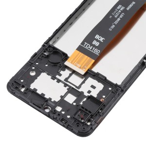 Teknonet Samsung Galaxy A12 Uyumlu Hk Lcd+Dokunmatik+Çıtalı (Siyah) NT-111613