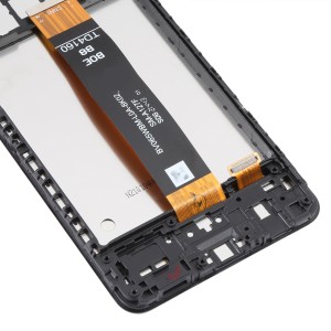 Teknonet Samsung Galaxy A12 Uyumlu Hk Lcd+Dokunmatik+Çıtalı (Siyah) NT-111613