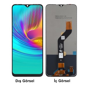 Teknonet Tecno Spark 8C Uyumlu Org Lcd+Dokunmatik (Siyah) NT-108070