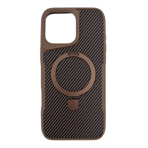 Nettech Apple iPhone 16 Pro Max Uyumlu NT-N058 Arka Koruma Kılıf (Kahverengi) NT-111227