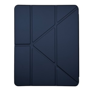 Nettech Apple iPad Air 13 12.9 2024 Uyumlu Flip Prizma Seri Kapaklı Kılıf (Lacivert) NT-111648