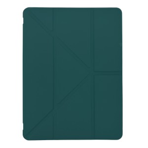 Nettech Apple iPad 7. Nesil 10.2 Inch Uyumlu Premium Smart 360 Kalem Yuvalı Kapaklı Kılıf (Koyu Yeşil) NT-102758