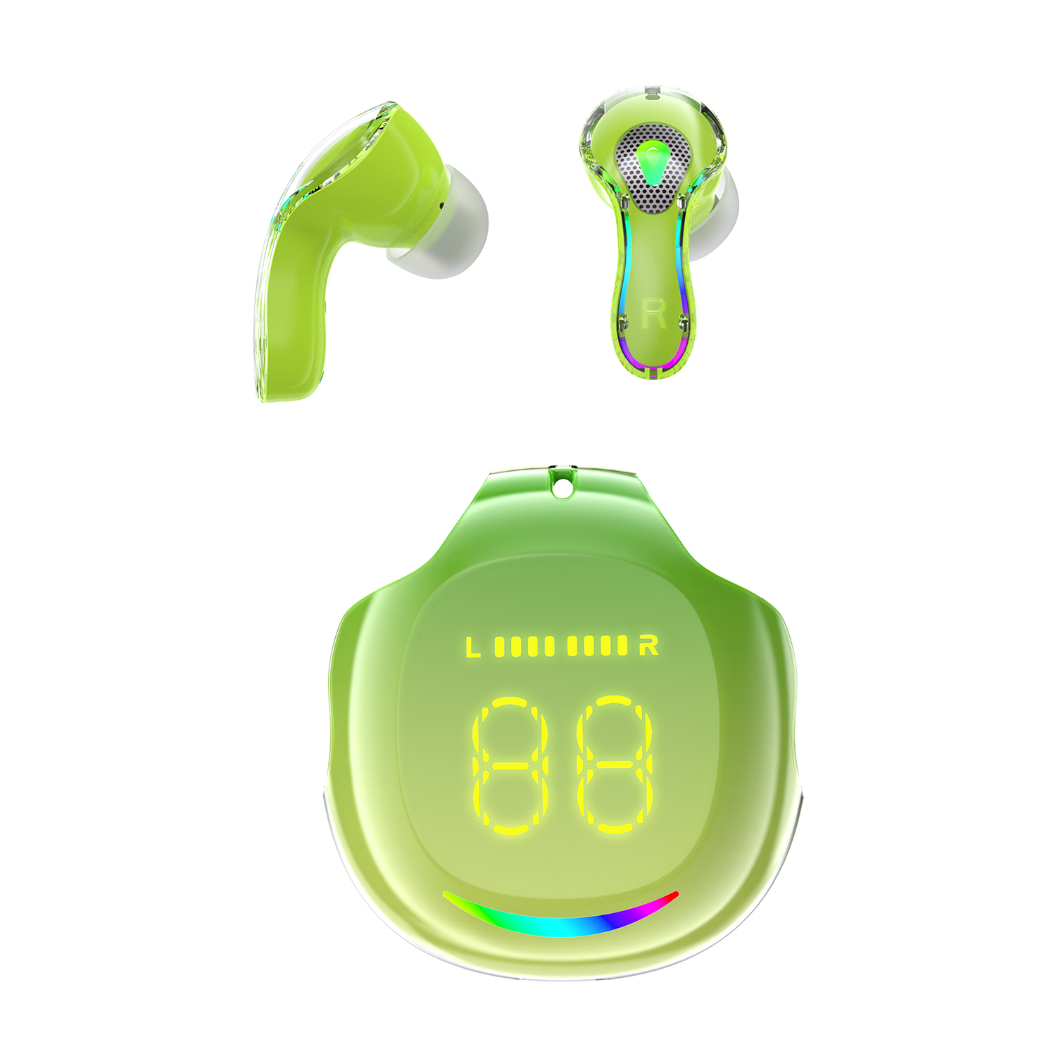 ちゃっきー Nettech NT-BTH27 Kulakiçi Bluetooth Kulaklık (Yeşil) NT-107864