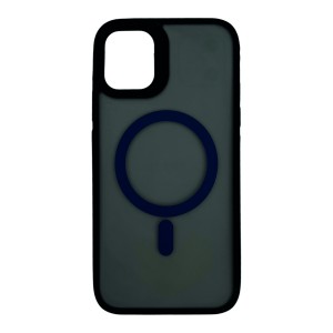 Nettech Apple iPhone 11 Uyumlu Renkli Magsafe Arka Koruma Kılıf (Lacivert) NT-111719