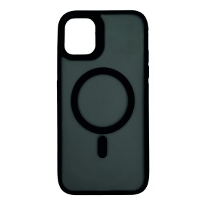 Nettech Apple iPhone 16 Plus Uyumlu Renkli Magsafe Arka Koruma Kılıf (Siyah) NT-111738