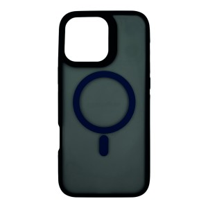 Nettech Apple iPhone 16 Pro Max Uyumlu Renkli Magsafe Arka Koruma Kılıf (Mavi) NT-111747