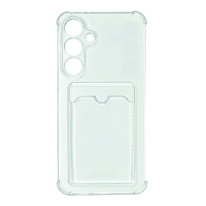 Nettech Samsung Galaxy S24 FE Uyumlu Kartlık Tipi Şeffaf Arka Koruma Kılıf (Şeffaf) NT-111721