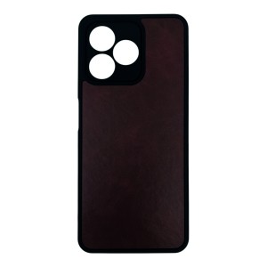 Nettech Realme Note 50 Uyumlu Suni Deri Arka Koruma Kılıf (Kahverengi) NT-111841