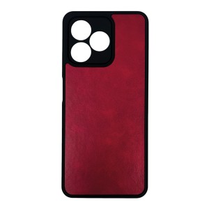 Nettech Realme Note 50 Uyumlu Suni Deri Arka Koruma Kılıf (Kırmızı) NT-111839