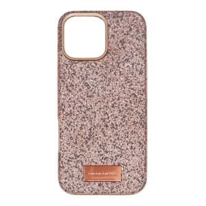 Nettech Apple iPhone 16 Pro Max Uyumlu Simli Arka Koruma Kılıf (Pembe) NT-111833