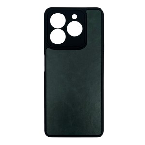 Nettech General Mobile GM Era 50 Uyumlu Suni Deri Arka Koruma Kılıf (Yeşil) NT-111863