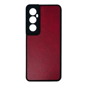 Nettech Realme C65 Uyumlu Suni Deri Arka Koruma Kılıf (Kırmızı) NT-111857