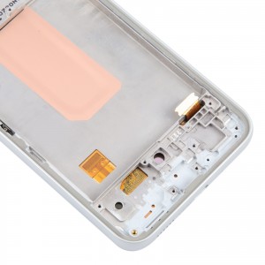 Teknonet Samsung Galaxy A54 5G Uyumlu Org Lcd+Dokunmatik+Çıtalı (Beyaz) NT-111904