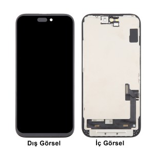 Teknonet Apple iPhone 15 Uyumlu Revize Lcd+Dokunmatik (Siyah) NT-111941