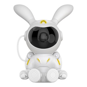 Nettech Tavşan Astronot Speaker Kablosuz Hoparlör - Speaker (Beyaz) NT-108823