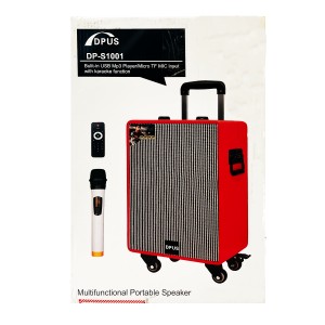 Dpus DP-S1001 Valiz Party Box Kablosuz Hoparlör - Speaker (Çeşitli Renk) NT-108792