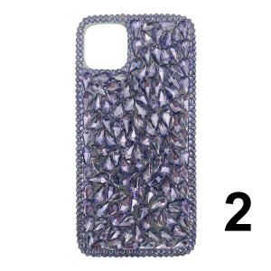 Nettech Apple iPhone 11 Pro Uyumlu NT-N046 Taşlı Seri Arka Koruma Kılıf (Karışık Renk) NT-110301