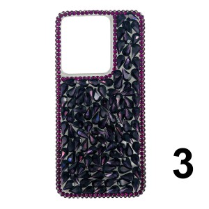 Nettech Xiaomi Redmi Note 13 Pro 5G Uyumlu NT-N046 Taşlı Seri Arka Koruma Kılıf (Karışık Renk) NT-110366