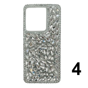 Nettech Xiaomi Redmi Note 13 Pro 5G Uyumlu NT-N046 Taşlı Seri Arka Koruma Kılıf (Karışık Renk) NT-110366