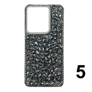 Nettech Xiaomi Redmi Note 13 Pro 5G Uyumlu NT-N046 Taşlı Seri Arka Koruma Kılıf (Karışık Renk) NT-110366