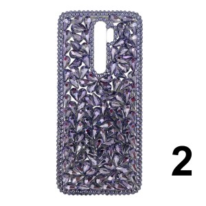Nettech Oppo A5 2020 Uyumlu NT-N046 Taşlı Seri Arka Koruma Kılıf (Karışık Renk) NT-110314