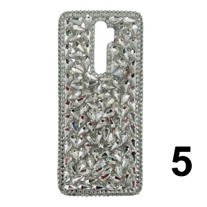 Nettech Oppo A5 2020 Uyumlu NT-N046 Taşlı Seri Arka Koruma Kılıf (Karışık Renk) NT-110314