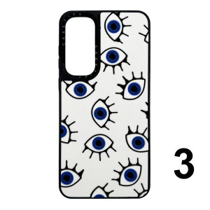 Nettech Samsung Galaxy A25 Uyumlu Casetify Kabartmalı Arka Koruma Kılıf (Karışık Renk) NT-112028
