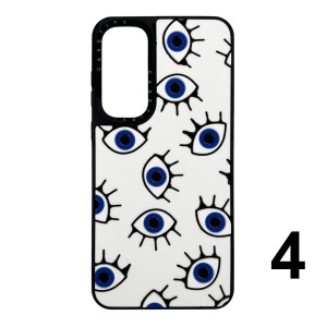 Nettech Samsung Galaxy A15 Uyumlu Casetify Kabartmalı Arka Koruma Kılıf (Karışık Renk) NT-112030