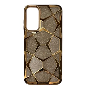 Nettech Samsung Galaxy A15 Uyumlu Prizma Seri Arka Koruma Kılıf (Gold) NT-112061