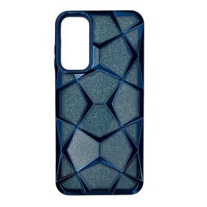 Nettech Samsung Galaxy A15 Uyumlu Prizma Seri Arka Koruma Kılıf (Mavi) NT-112062