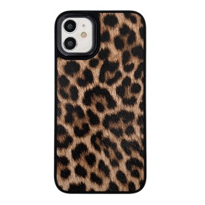 Nettech Apple iPhone 11 Uyumlu Lopard Desen Seri Arka Koruma Kılıf (Siyah) NT-112032