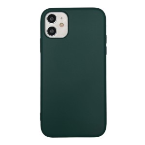 Nettech Apple iPhone 11 Uyumlu Nano Arka Koruma Kılıf (Koyu Yeşil) VR-20226