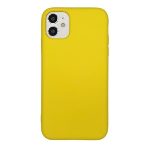 Nettech Apple iPhone 11 Uyumlu Nano Arka Koruma Kılıf (Sarı) VR-19149