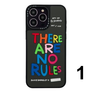 Nettech Apple iPhone 15 Pro Max Uyumlu Casetify Kabartmalı Arka Koruma Kılıf (Karışık Renk) NT-112027