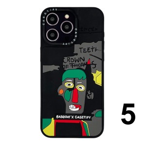 Nettech Apple iPhone 15 Pro Max Uyumlu Casetify Kabartmalı Arka Koruma Kılıf (Karışık Renk) NT-112027