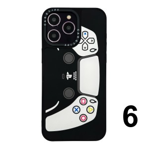 Nettech Apple iPhone 15 Pro Max Uyumlu Casetify Kabartmalı Arka Koruma Kılıf (Karışık Renk) NT-112027