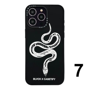 Nettech Apple iPhone 15 Pro Max Uyumlu Casetify Kabartmalı Arka Koruma Kılıf (Karışık Renk) NT-112027