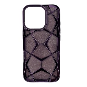 Nettech Apple iPhone 16 Pro Uyumlu Prizma Seri Arka Koruma Kılıf (Mor) NT-112043