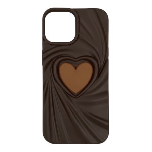 Nettech Apple iPhone 15 Uyumlu Maskot Seri Arka Koruma Kılıf (Kahverengi) NT-112001