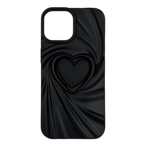 Nettech Apple iPhone 15 Uyumlu Maskot Seri Arka Koruma Kılıf (Siyah) NT-112002