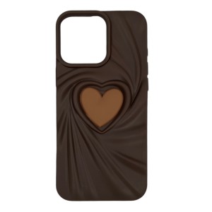 Nettech Apple iPhone 16 Pro Max Uyumlu Maskot Seri Arka Koruma Kılıf (Kahverengi) NT-111996
