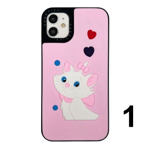 Nettech Apple iPhone 12 Uyumlu Casetify Kabartmalı Arka Koruma Kılıf (Karışık Renk) NT-112024